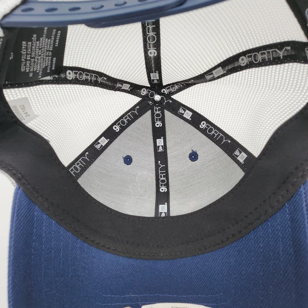 Dallas Cowboys Retro‎ Joe Hat New Era 9FORTY Blue Trucker Mesh Snapback Cap NEW